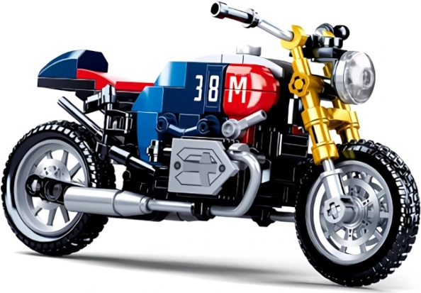 Sluban Model Bricks motor cafe9 racer  gradbeni komplet 197 delov