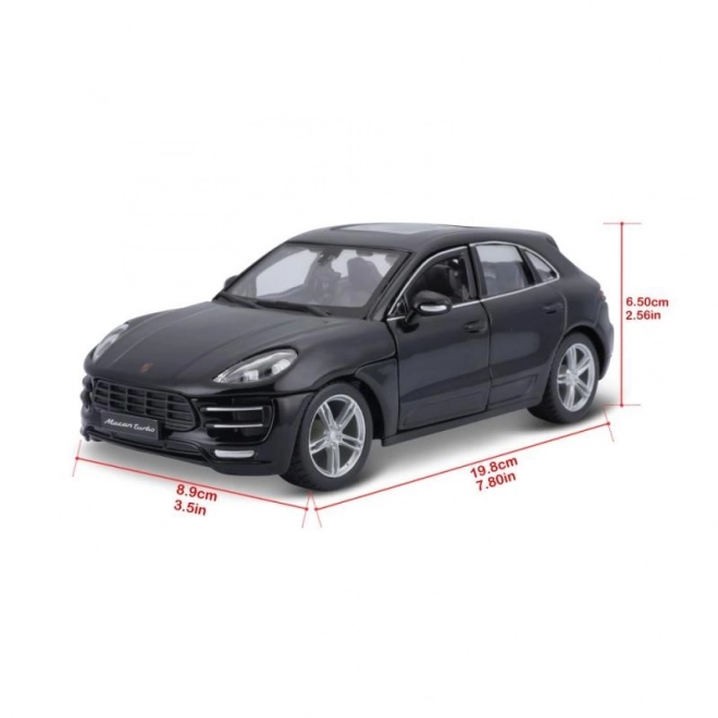 Bburago 1:24 Porsche Macan črna 18-21077