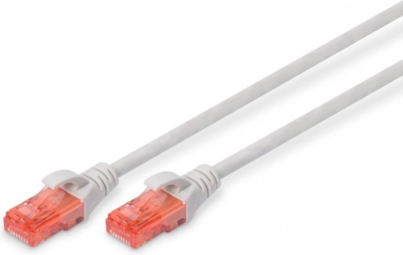 Patch kabel U/UTP kat. 6 PVC 2 m siv