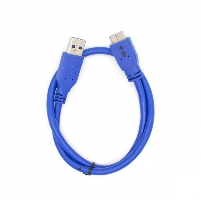 Usb kabel 3.0 Micro-B 1 m modri