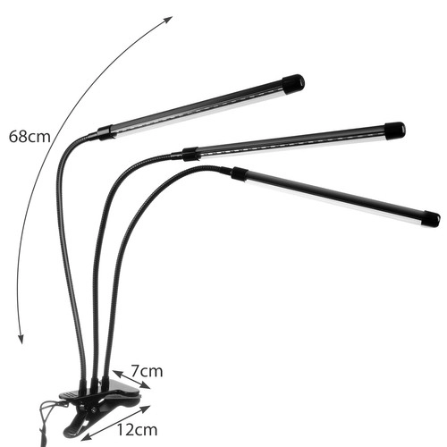 Svetilka 20 LED 3 kom. za rast rastlin Gardlov 19242