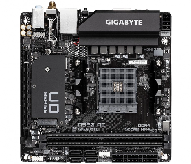 Osnovna plošča AMD A520 Mini-ITX Ultra Durable