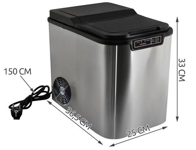 Proizvajalec ledenih kock Malatec K5537 srebrna/siva 120W