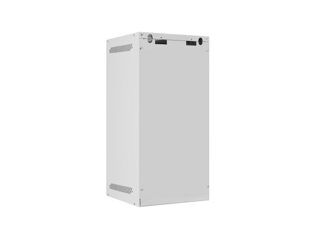 Viseča omarica 10'' 12U 280x310 siva flat pack