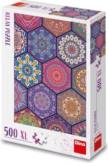 Relaksacijska sestavljanka z mandalami 500 XL koščkov