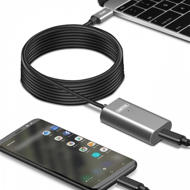 Unitek aktivni USB-C podaljševalni kabel 5m
