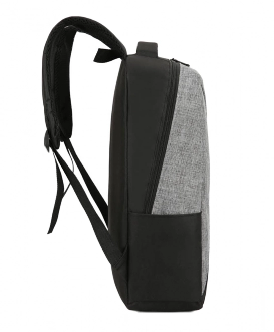 Komplet 3v1 siv nahrbtnik, torba in etui