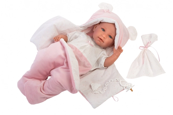 Llorens M740-60 oblačilo za lutko novorojenček NEW BORN velikosti 40-42 cm