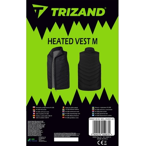 M USB ogrevani telovnik Trizand 22126