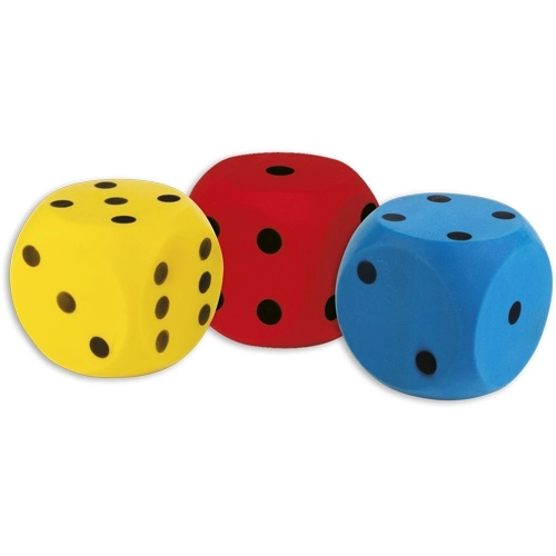 Androni mehka kocka - velikost 16 cm, modra
