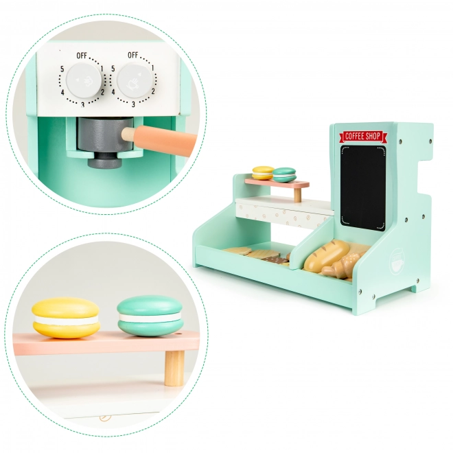 Lesena kavarna za otroke ECO TOYS