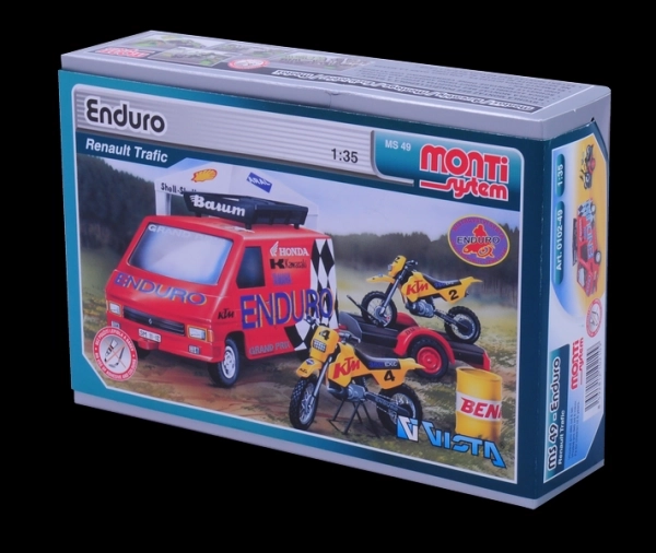 Komplet Monti Sistem MS 49 Enduro Renault Trafic 1:48 v škatli 22x15x6cm