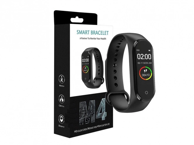 Športna zapestnica Smartwatch s senzorjem srčnega utripa in pedometrom