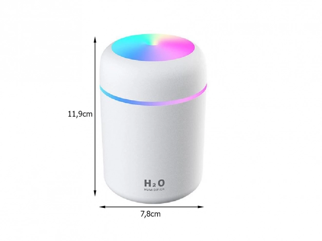 Mini vlažilec zraka in dišavni difuzor USB z RGB osvetlitvijo
