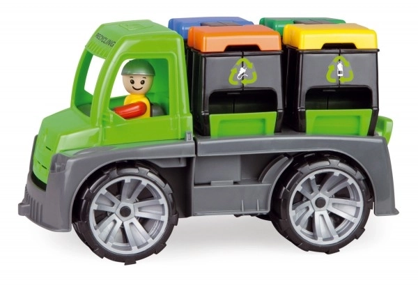 Auto Truxx tovornjak s kontejnerji z figurico plast 28cm v škatli 39x16x22cm 24m+