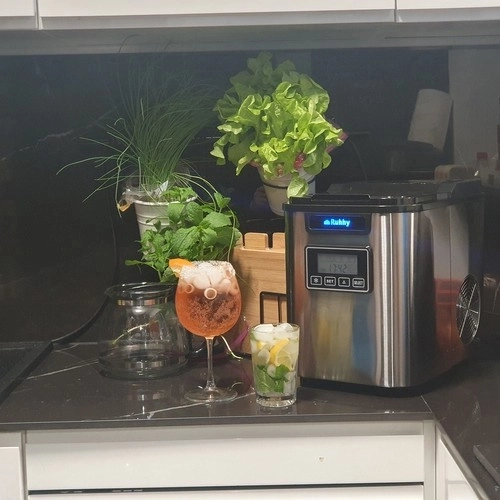 Proizvajalec ledenih kock Malatec K5536 srebrna/siva 120W