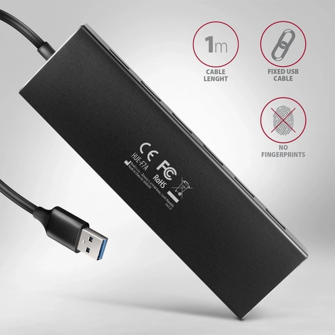 USB Razdelilnik 7-Portski AXAGON HUE-F7A