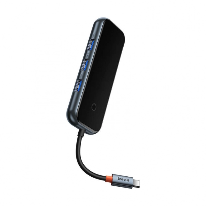 Baseus Hub USB-C na 4x USB 3.0 temno siva