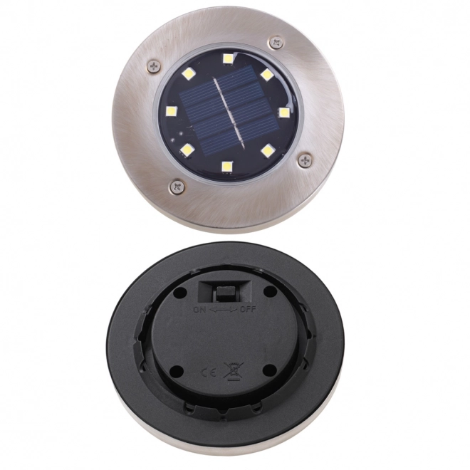 Vrtni solarni svetilke 8 LED 4 kosi - topla bela