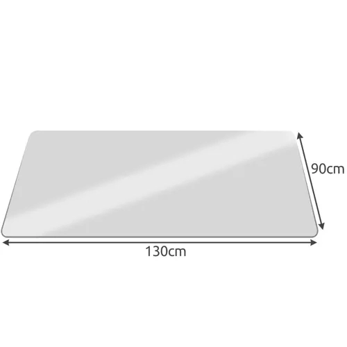 Zaščitna podloga pod stol 90x130cm - mlečna