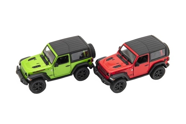 Kovinski avto Kinsmart Jeep Wrangler 2018 na vzvratno vleko 12,5cm