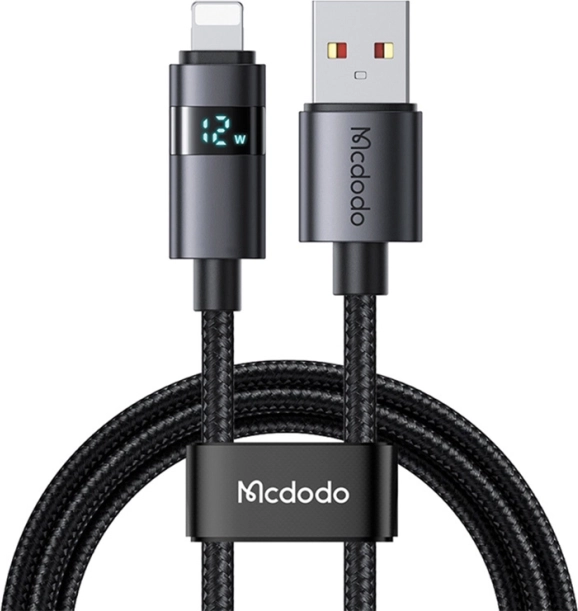USB-A na Lightning kabel Mcdodo z LED-zaslonom