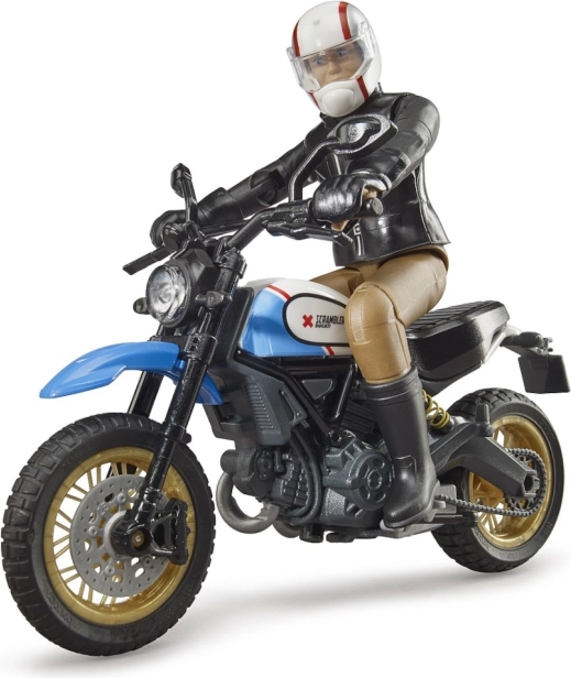 Bworld motor Scrambler DUCATI Cafe Racer z voznikom