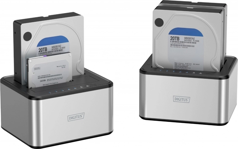 Podpora za 2,5" in 3,5" HDD ter SSD