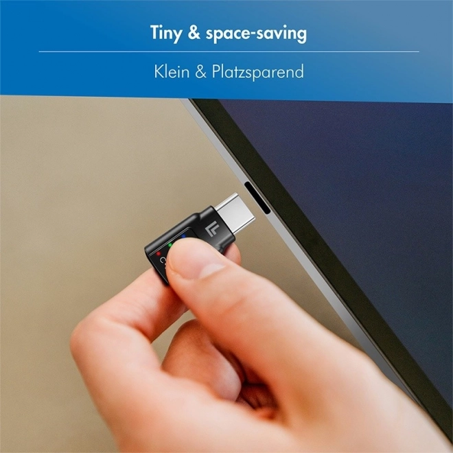 USB-C/M avdio adapter na 3,5mm/F s DAC in EQ