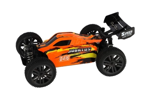 RC Buggy Bonzai Jubatus terensko vozilo 30cm plast 2,4GHz na baterije + 2x dodatni paket v škatli 40x14x21 – Oranžna