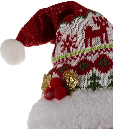 Oblikovalna kapa z norveškim vzorcem