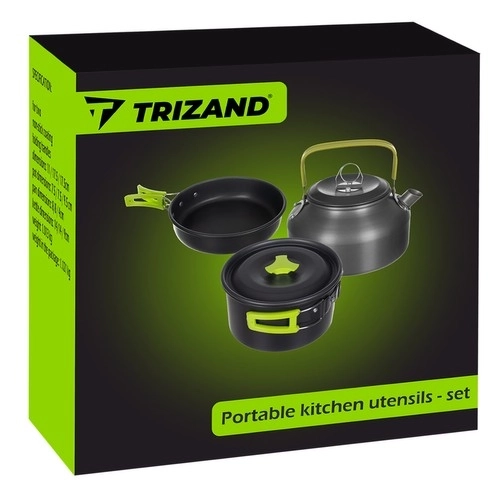 Potovalni pribor za kampiranje Trizand 18 kos