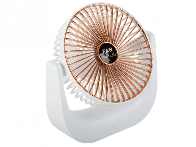 Brezžični namizni ventilator – Belo-roza