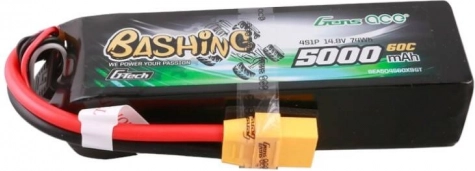 Gens Ace G‑Tech LiPo baterija 5000 mAh 14,8 V 4S 60C z vtičem XT90 – Bashing Series