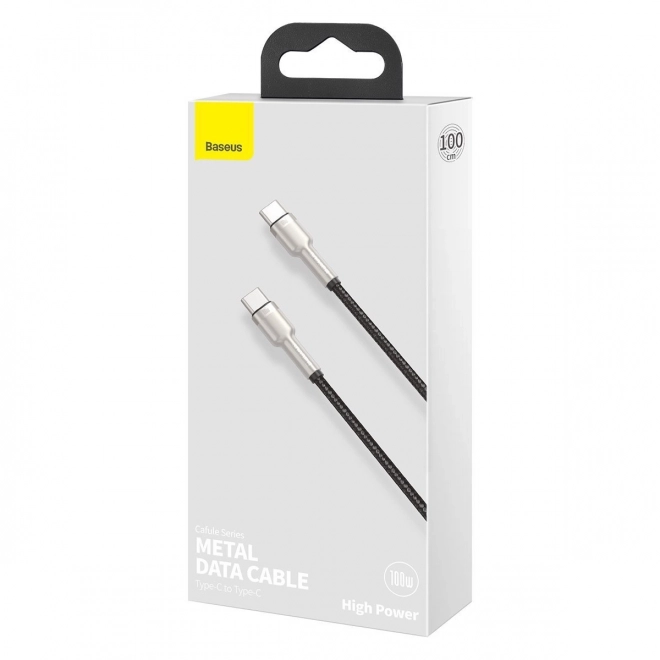 USB-C kabel Baseus 100W, 1m, črn