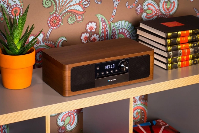 Mikrofon vse v enem Bluetooth, HDMI ARC, optični vhod CD/MP3/USB/AUX Ura/Budilka