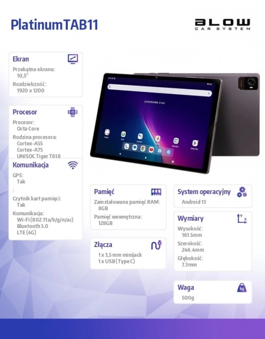 Tablica Platinum TAB11 4G 8/128GB