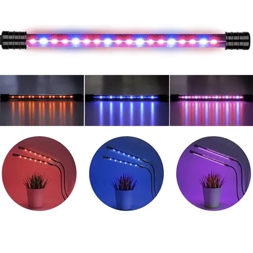 Lučka 20 LED 2 kosi za rast rastlin