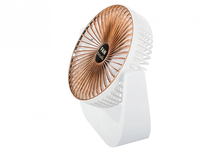 Brezžični namizni ventilator – Belo-roza