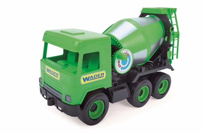 Mešalec za beton zeleni Middle Truck v škatli