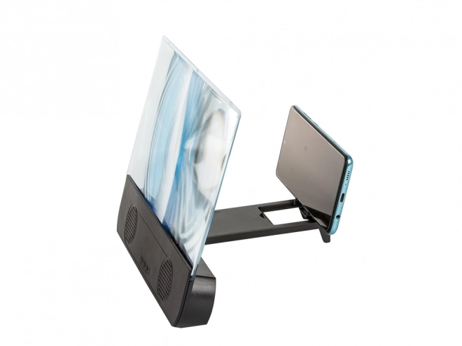 Povečevalno steklo za zaslon telefona z Bluetooth zvočnikom