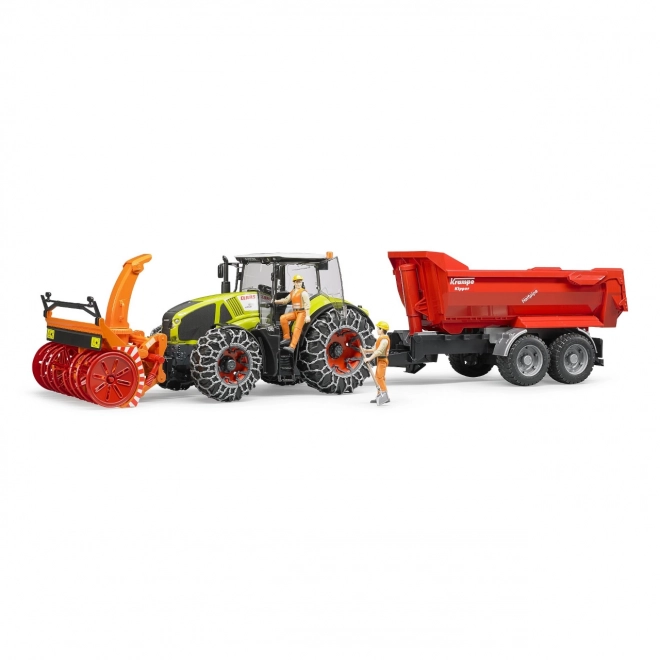 Bruder traktor Class Axion 950 s snežno frezo