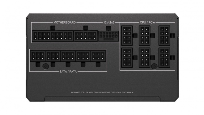 Popolnoma modularni vir Corsair RMx Series 1000 ATX 3.1 Gold