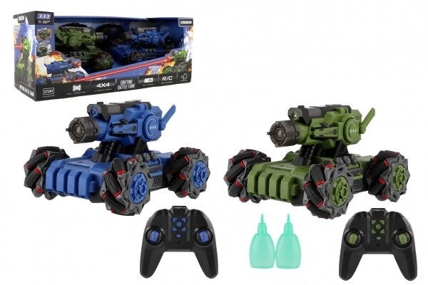 Tanky z oddajanjem pare s svetlobo na daljinsko upravljanje - 2 kosa