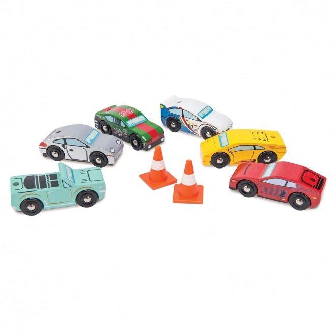 Set lesenih avtomobilčkov Monte Carlo Sports Cars