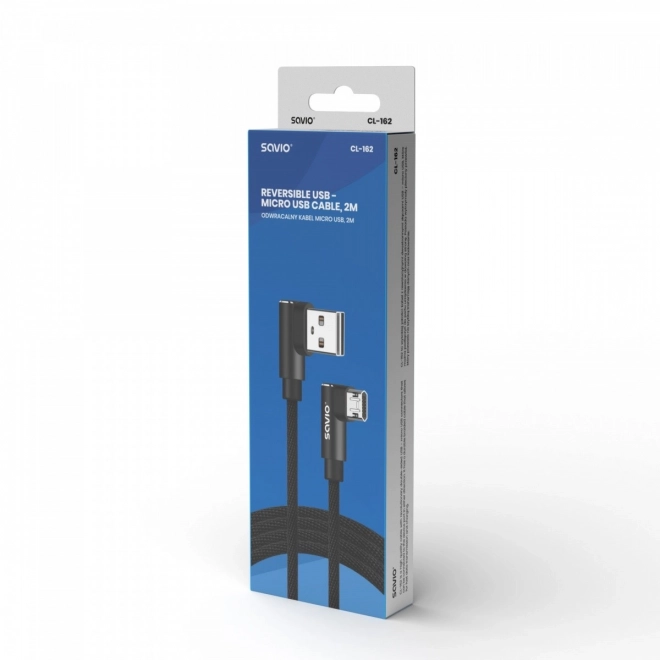 Kabel z oboustranskim konektorjem USB Micro USB - USB A 2m