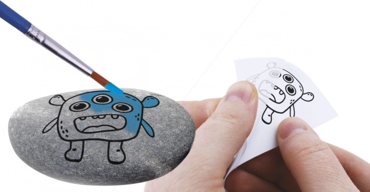 Preprosto barvanje s predlogami