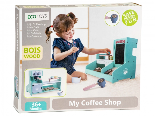 Lesena kavarna za otroke ECO TOYS