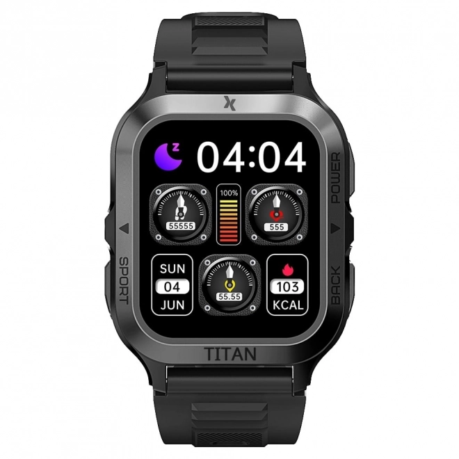 Pametne ure Maxcom FW67 Titan Pro grafitne