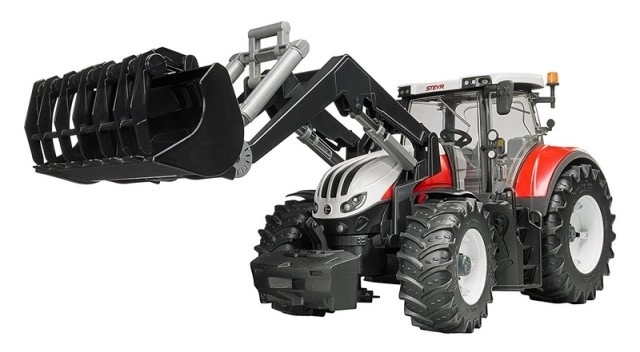 Bruder traktor Steyr Terrus CVT s čelnim nakladačem